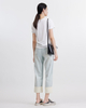 9656 Roll Hem Tube Pants