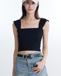 French Simple Knit Top