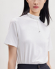 Solid Color Half-neck T-shirt