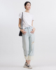 9656 Roll Hem Tube Pants