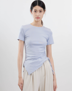 Slim-fit Side Drawstring T-shirt