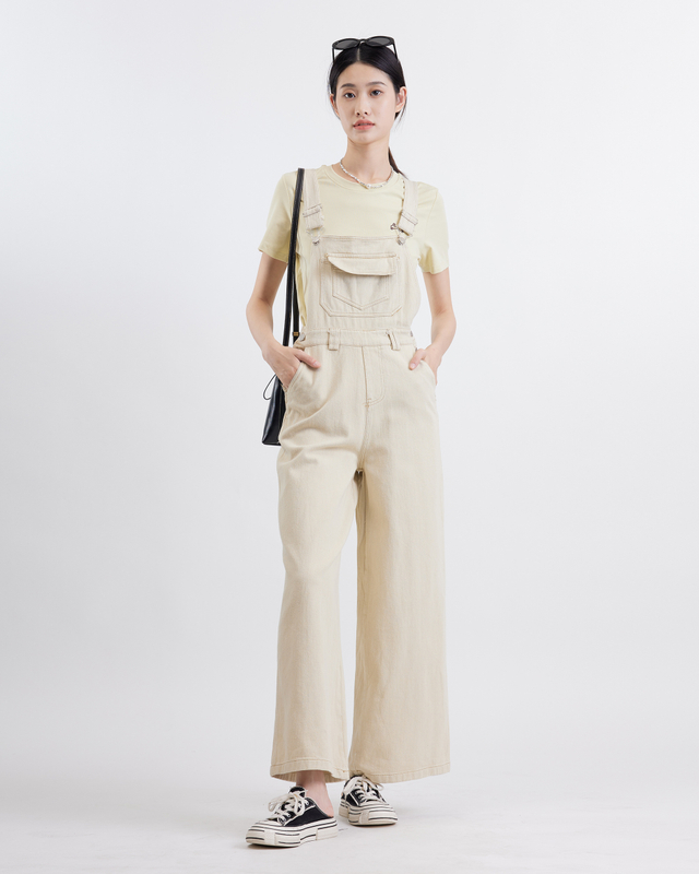 1358 Wide Leg Overalls