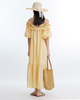 French Pleated One-shoulder Dress