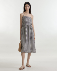 3035 Plaid Slip Dress