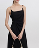 Design Pleated French Slip Dress