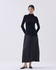 High Neck Irregular Hem Top