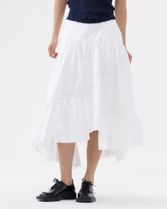 Miren Asymmetrical Tiered Skirt