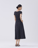 Zendon Square Neck Midi Dress