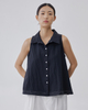 Collared Button Down Tank