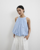 A Light Off-the-shoulder Halter Top