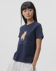 Cute Puppy Printed T-shirt
