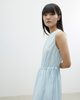Fresh Sleeveless Lace-up Dress