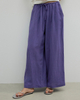 Textured Linen Breathable And Versatile Wide-leg Pants