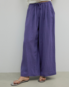 Textured Linen Breathable And Versatile Wide-leg Pants