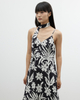 French Color-blocking Dress