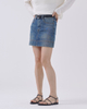 Phyllis Mini Denim Skirt