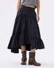 Miren Asymmetrical Tiered Skirt
