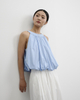 A Light Off-the-shoulder Halter Top