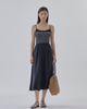 Vivian Fit & Flare Stripe Dress
