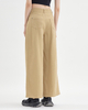 Washed Cotton Wide Leg Pants