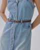 Sadie Button Down Denim Midi Dress