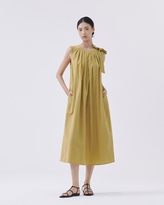 Macey Pleated Dress