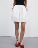 Lace-trimmed Patchwork Shorts