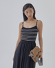 Vivian Fit & Flare Stripe Dress
