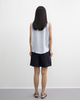 Slim, High-waisted Straight Casual Shorts