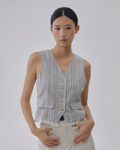 Enid Striped Vest