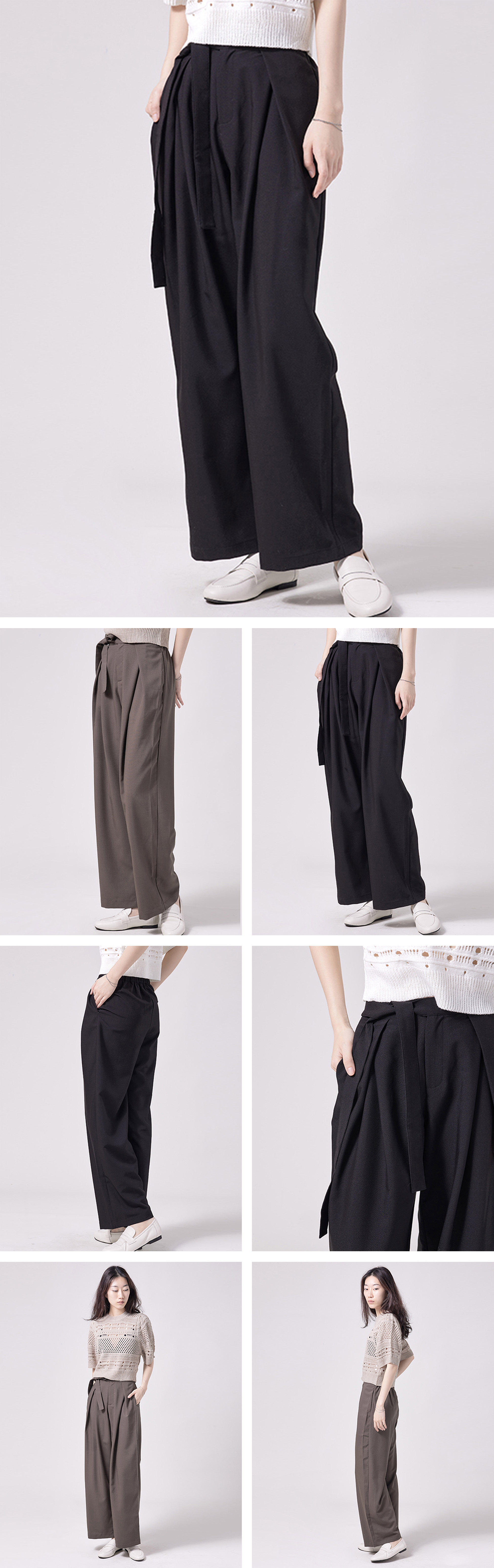 0072 Suit wide-leg pants92000副本