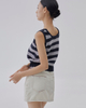 Esther Striped Round Neck Tank