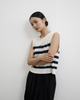 A Stylish Color-matching Striped Vest