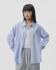 Two-piece Linen Blend Korean-style Embroidered Shirt Set