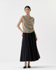 Roshni Pleated Flare Skirt