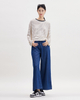 8033 Denim Wide-leg Pants