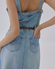 Sadie Button Down Denim Midi Dress