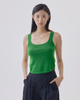 Edith Square-Neck Knitted Tank