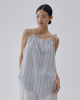 Becca Striped Halter Swing Tank
