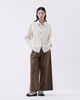 Pleated Wide Leg Trousers