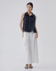 Collared Button Down Tank