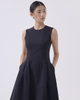 Lisse Fit and Flare Midi Dress