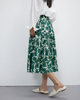 A Printed And Elegant Slimming Skirt