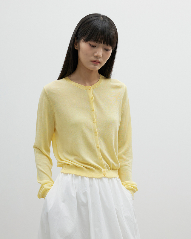 Round-neck Versatile Knitted Cardigan