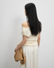 One-shoulder Elegant Sleeveless Knitted Vest