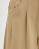 Washed Cotton Wide Leg Pants