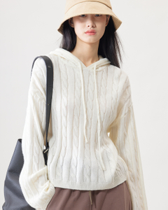 Knitted Twist Sweatshirt