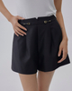 Judith Pleated A-line Shorts
