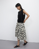 A Printed And Elegant Slimming Skirt