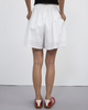 Lace-trimmed Patchwork Shorts